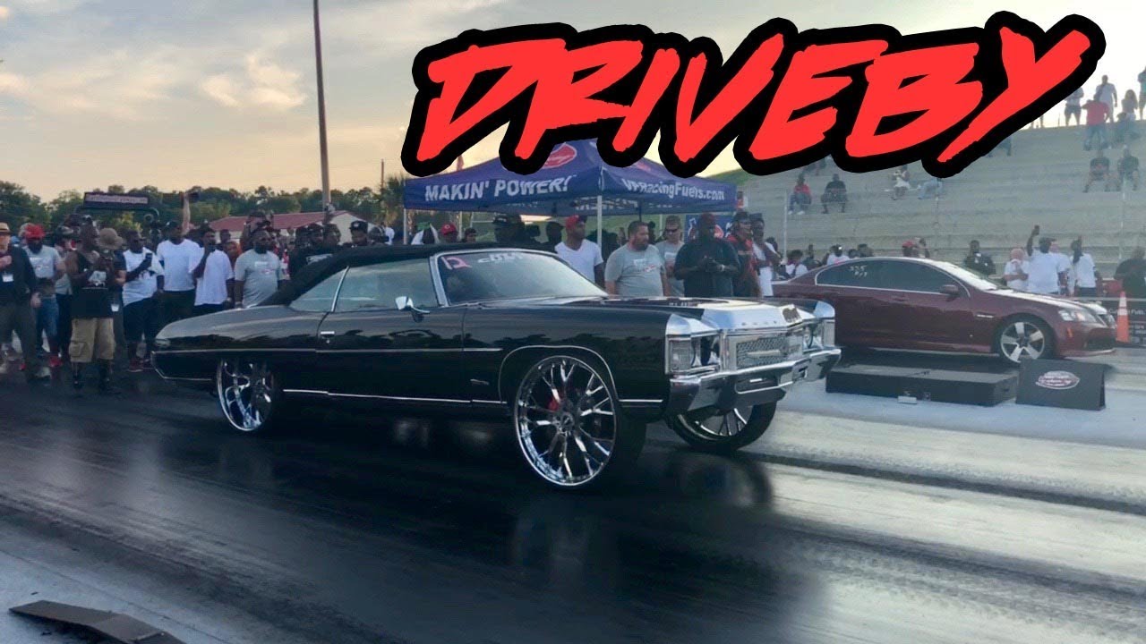 DONKMASTER Z06 TURBO DONK ON 28 INCH RIMS DOES A DRIVE BY ON A PONTIAC G8 AT FAST & FLASHY