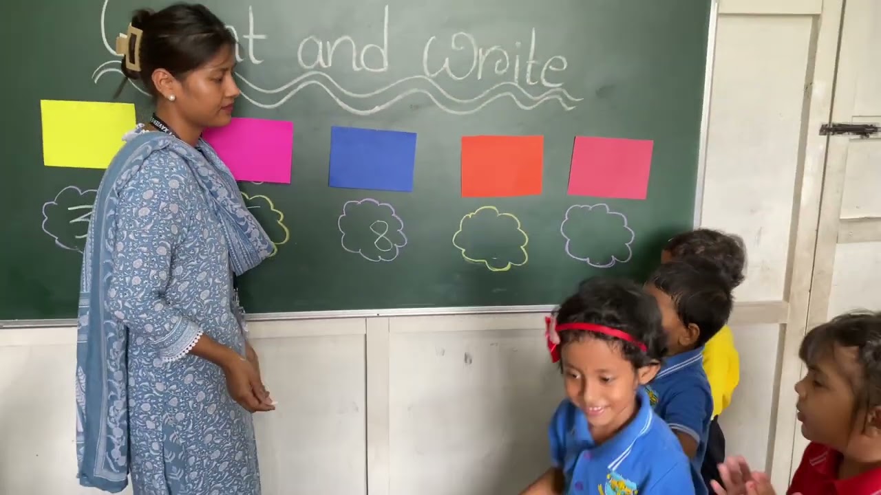 LKG/Maths/Count and write fun activity 
