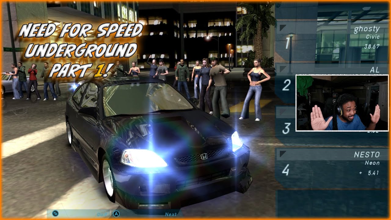 Happy New Year!! NFS Underground 1 playthrough part 1 (PC)