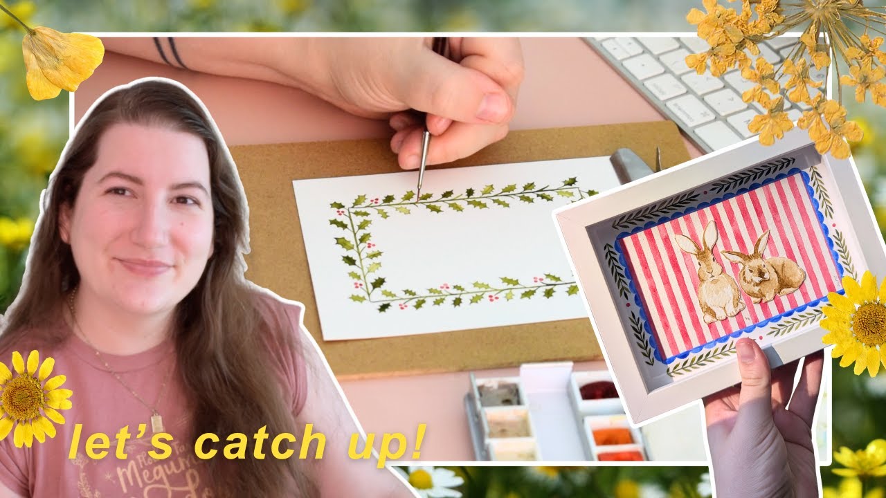 let's catch up! 🐰 making art, wholesale orders, gallery spaces, and project ideas