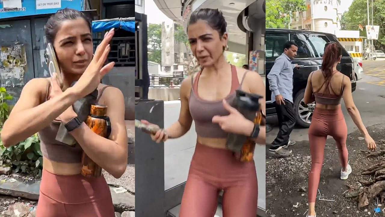 Samantha Gets Angry On Paparazzi | Samantha Latest Video | Daily Culture