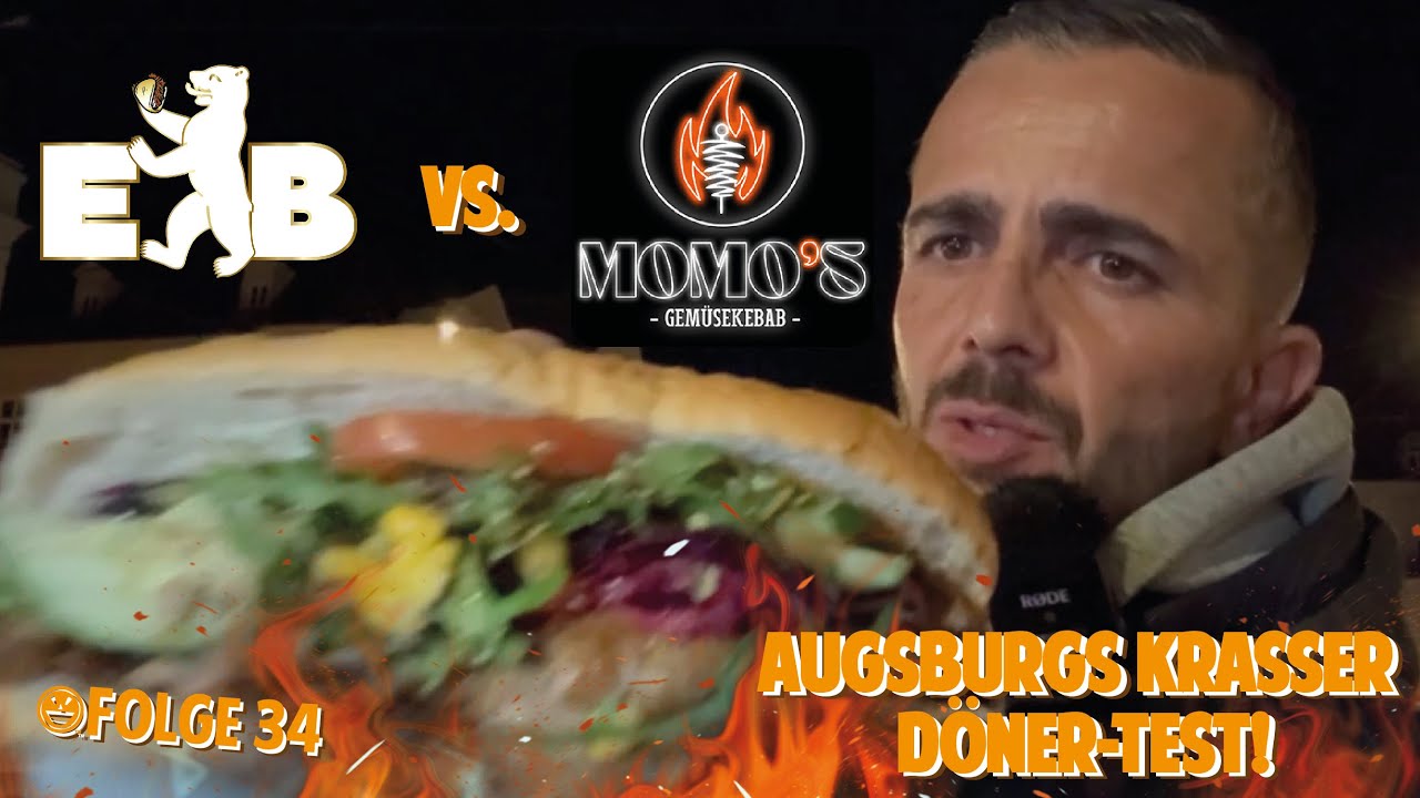 Döner-Test Augsburg: Echter Bärliner Döner & Momos Gemüsekebab 🍽🔥 | DiggiLiggi43