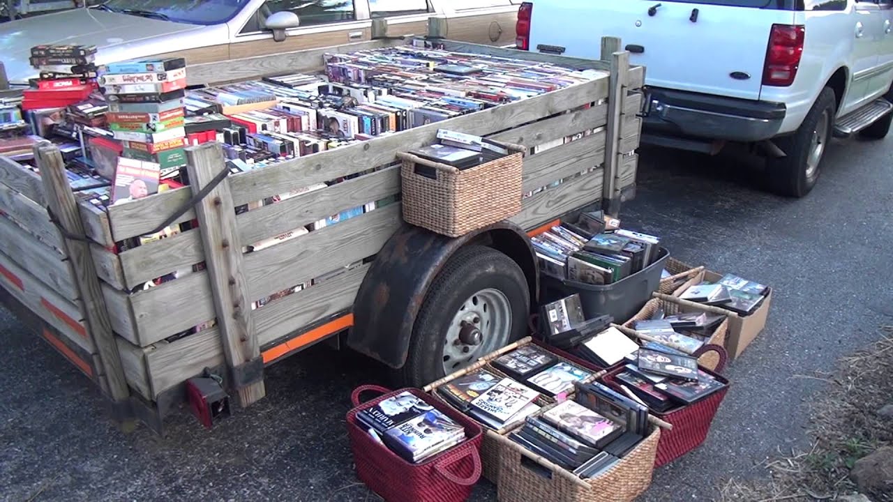 HUGE VHS DVD & CD Haul! Make Money Reselling on eBay Amazon Resale Tips Update
