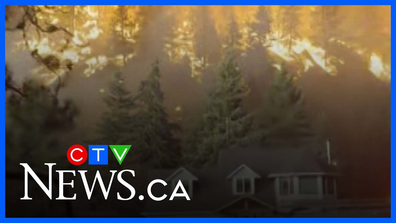 Summerland, B.C. resident records devastating wildfire while fleeing area