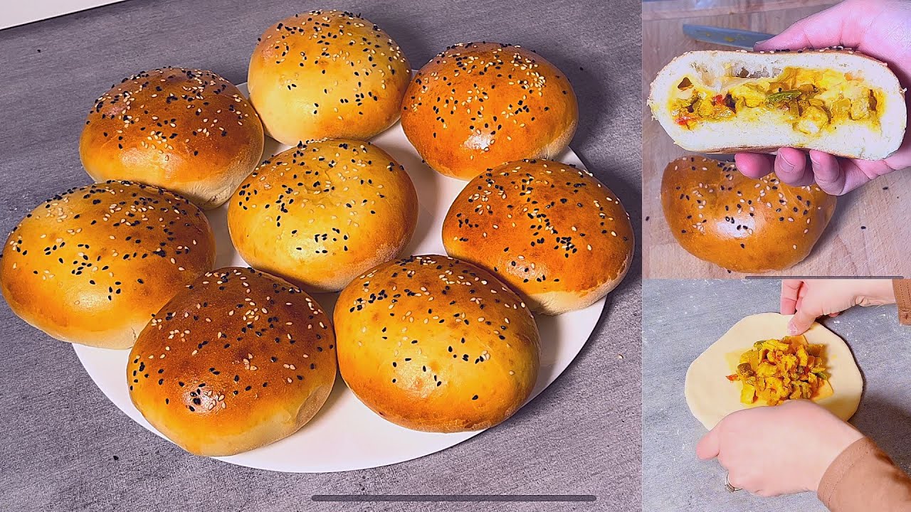 Рецепт хлеба с начинкой из курицы