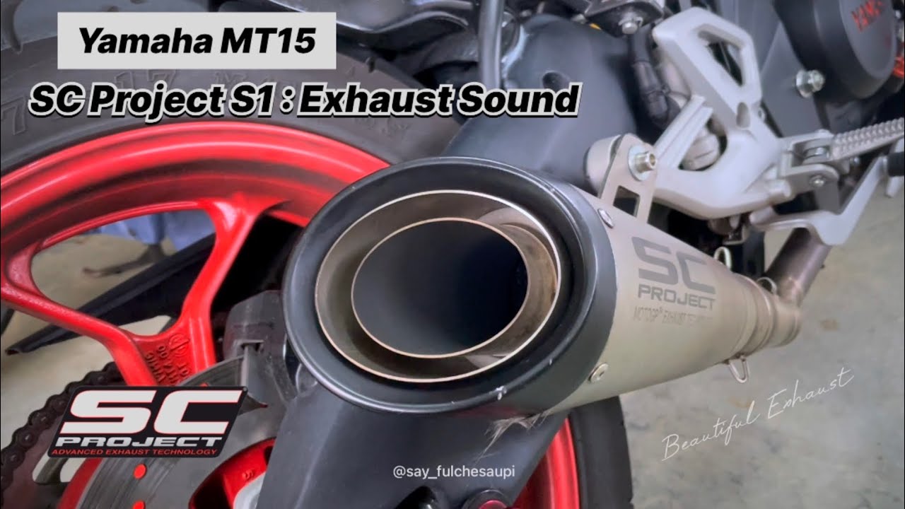 SC Project S1 Exhaust Slip on Yamaha MT15 | Sound Review