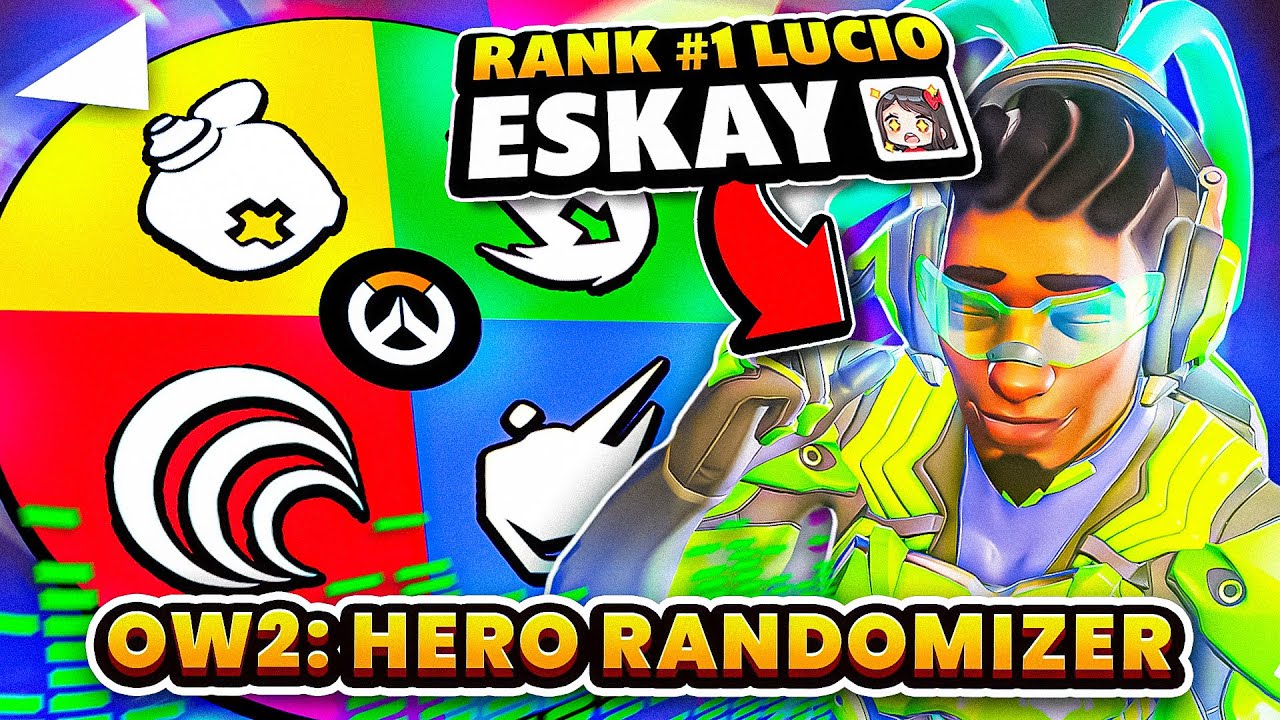 TOP 0.01% Lucio Tries the OW2: HERO RANDOMIZER and here's how it went... (ft. @Eskay_OW)