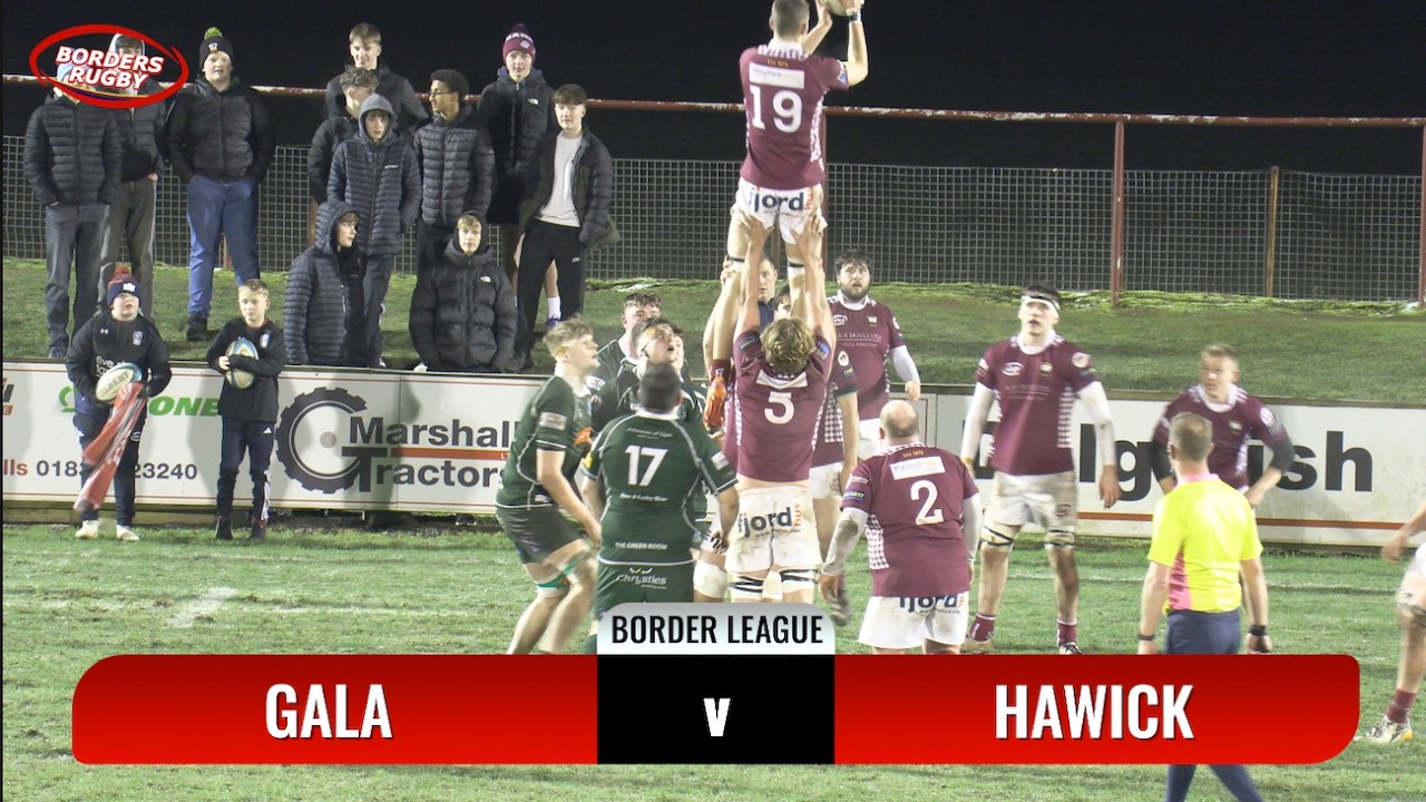 BRTV HIGHLIGHTS - GALA v HAWICK - BORDER LEAGUE  13.2.26