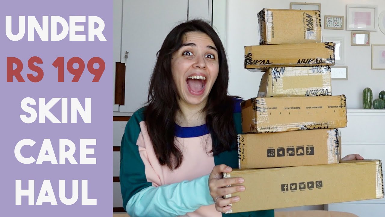 BEST Nykaa Diwali *SALE* Haul! ALL SKINCARE UNDER ₹199 | Heli Ved