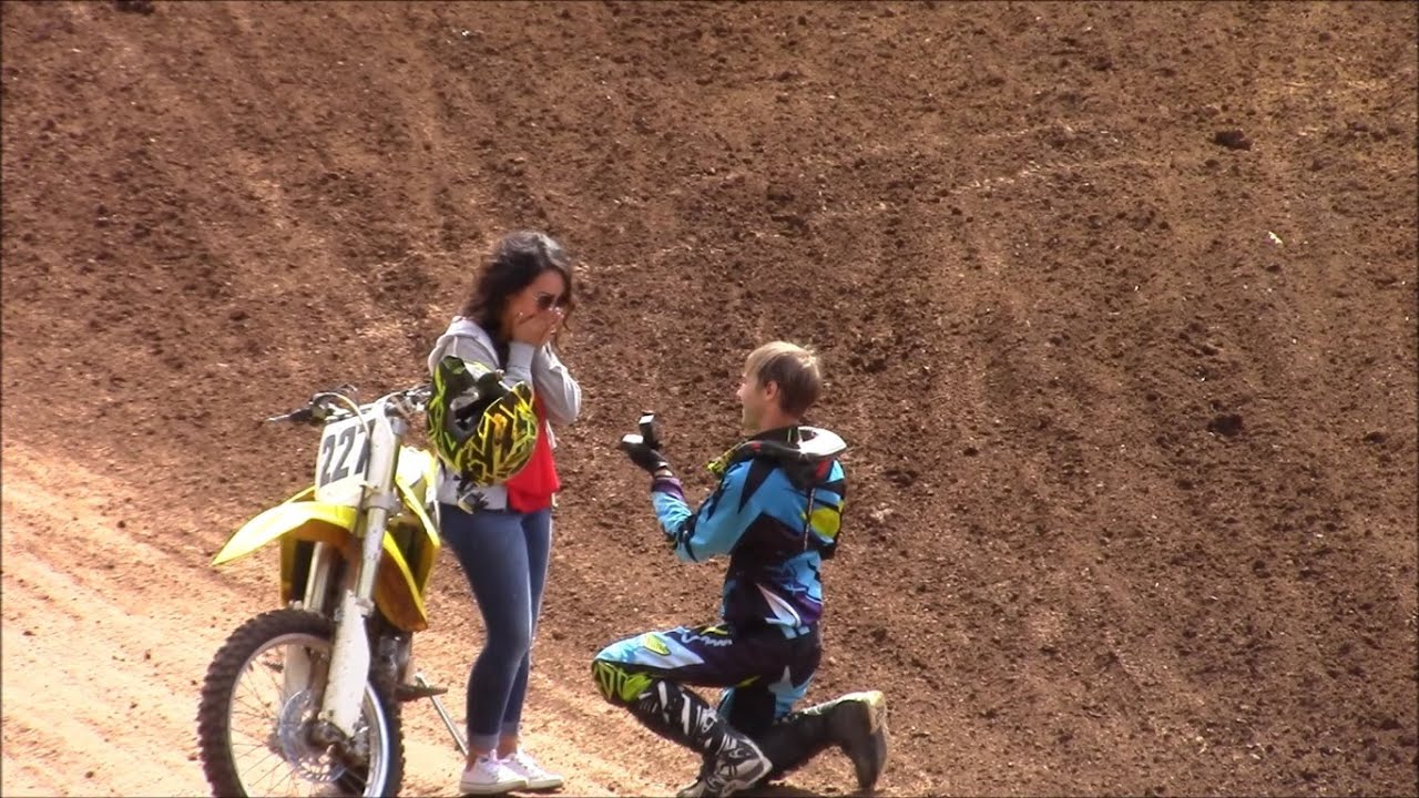 Austin and Marlene's Motocross Proposal 2015 at Mountain View MX Park