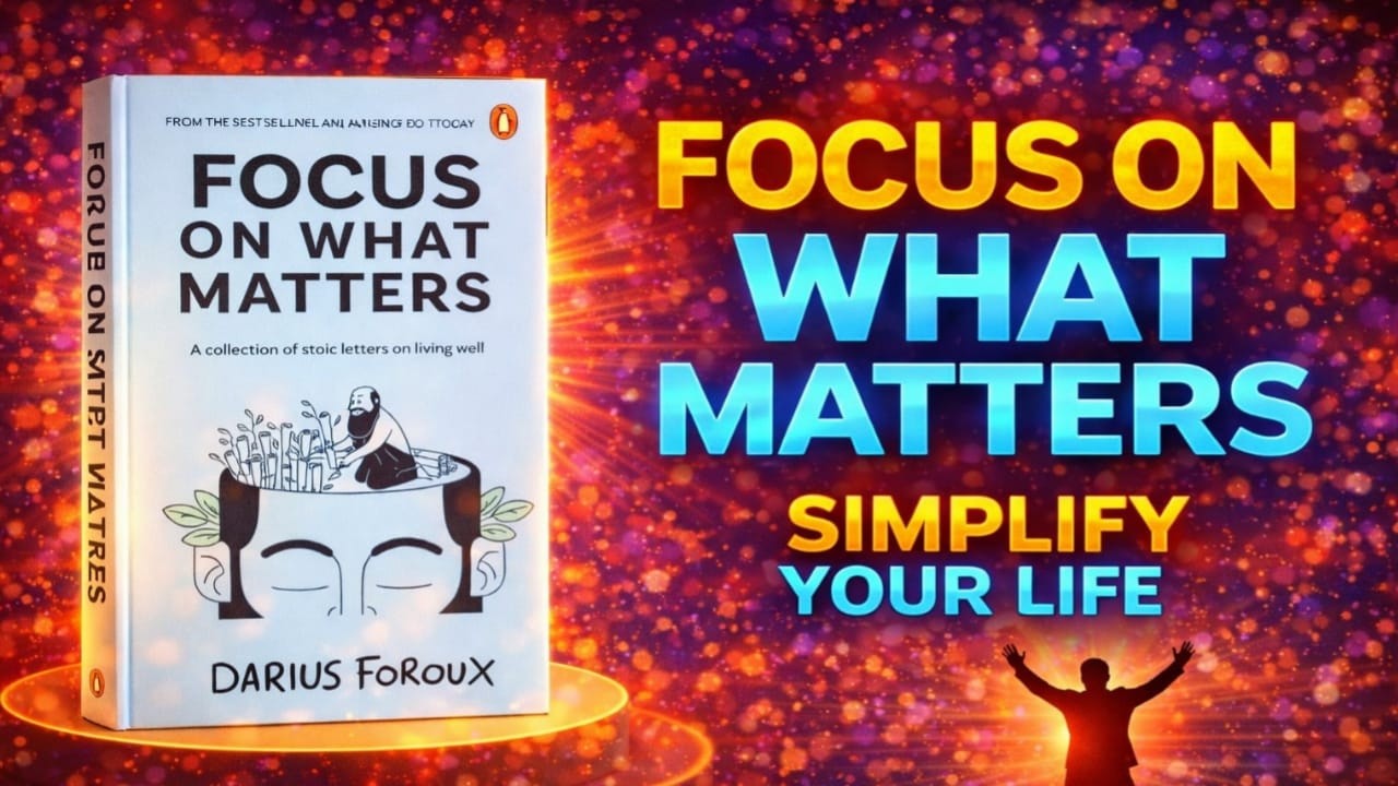 Focus On What Matters Book Summary Hindi | जिंदगी आसान बनाने का Stoic तरीका