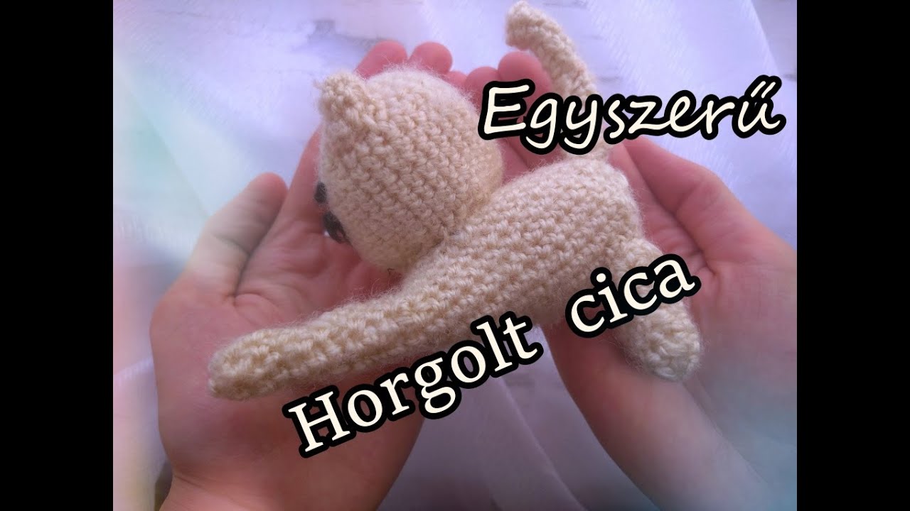 Egyszerű horgolt CICA