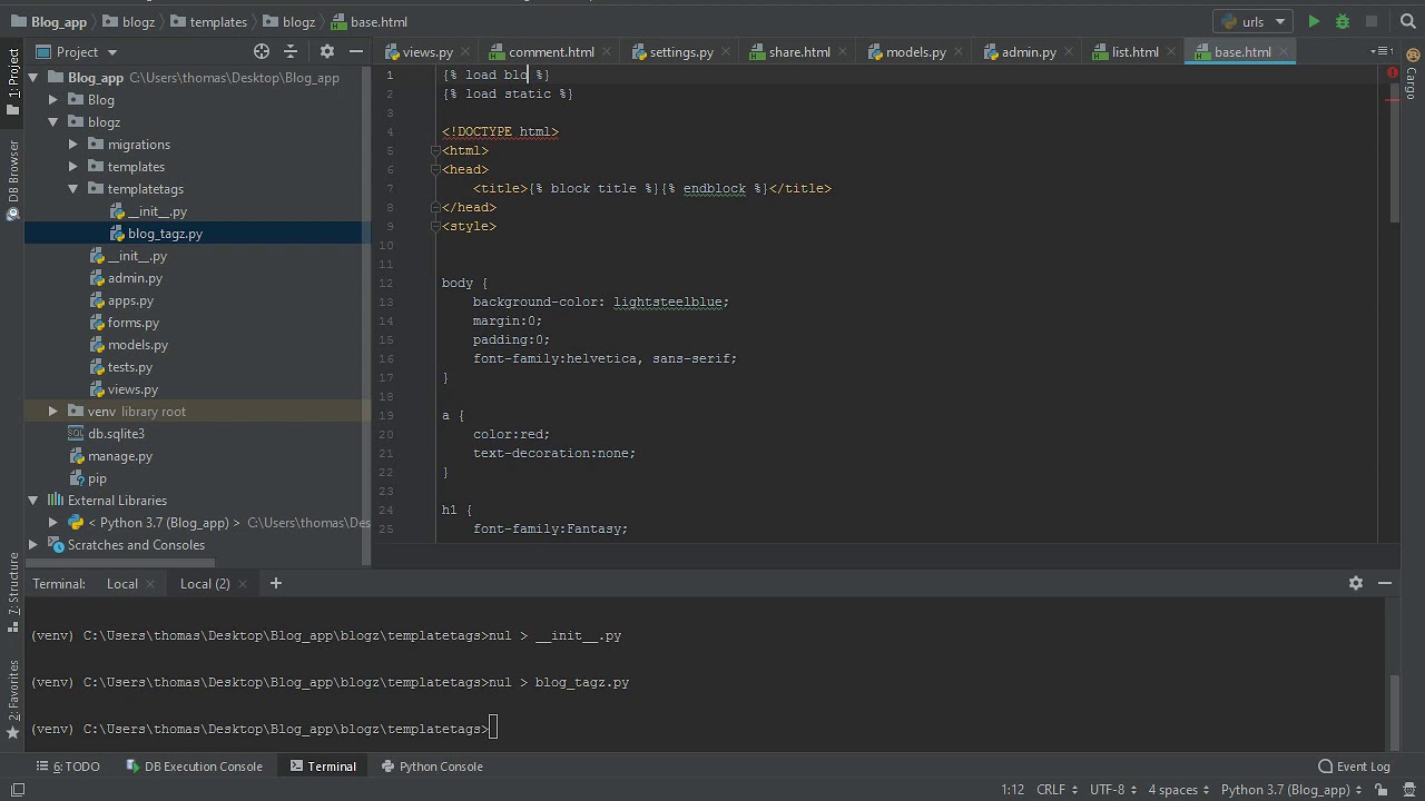 Creating Custom template tags Django 2. 2