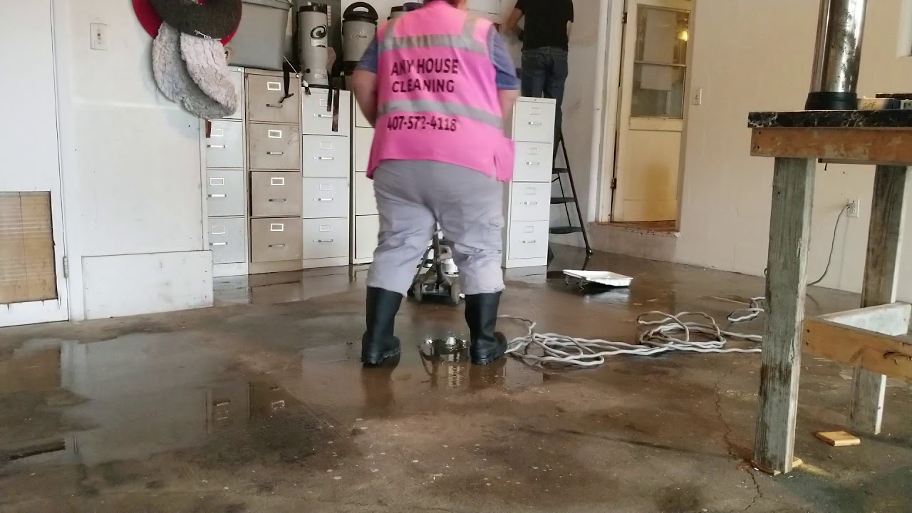 Preparing concrete garage floor for epoxy paint