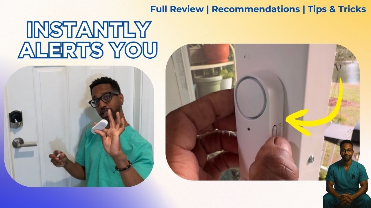 Occupational Therapist Reviews Three Pack Sliding Door Alarm