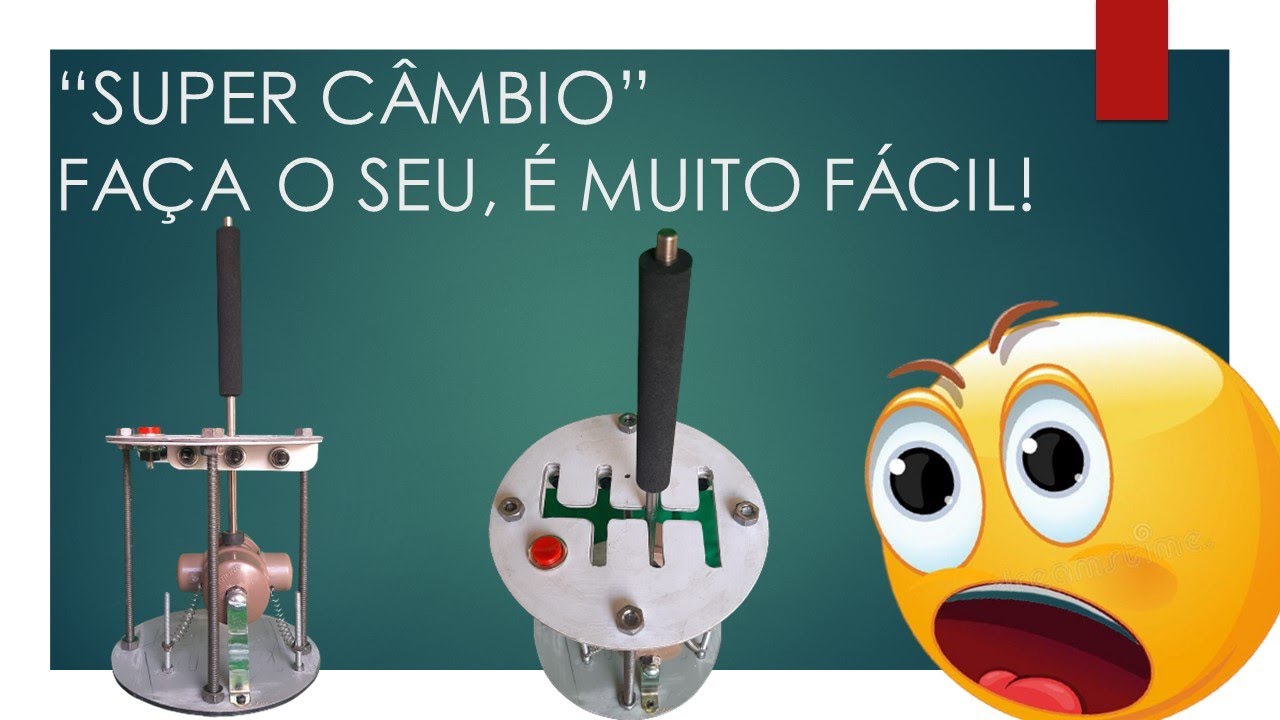 Como fazer câmbio de marcha com PVC / novo modelo.