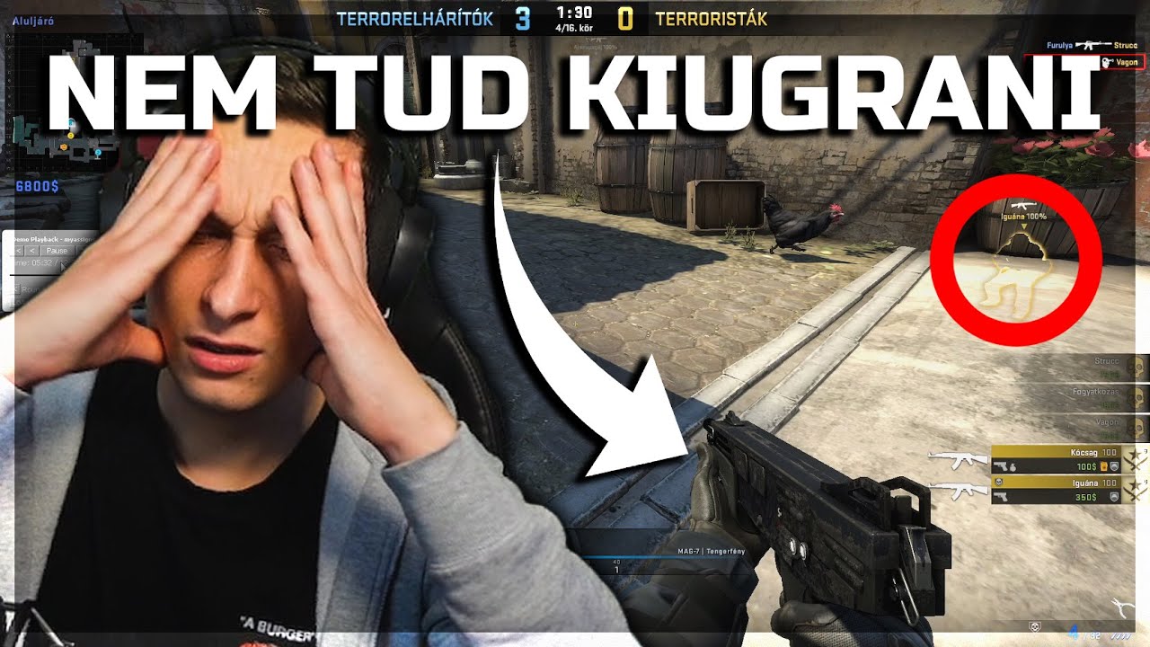 Egy csaló aki rosszabb mint egy SILVER 😂 | CS:GO OVERWATCH