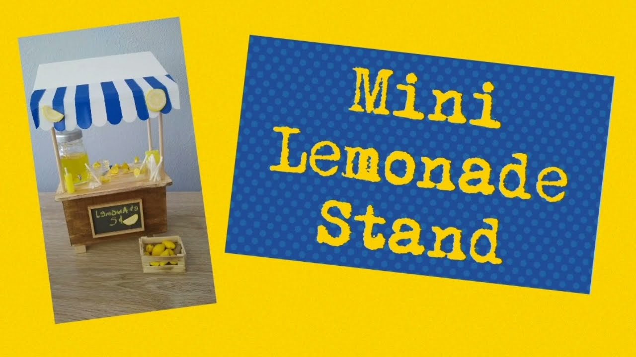 Adorable-Realistic Mini Lemons-Minis Challenge-Mini Lemonade Stand-Summer Mini DIYs