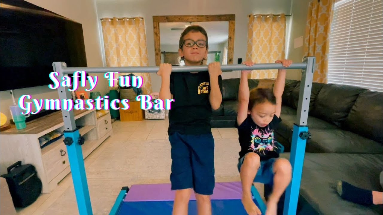 Fun for kids and good quality-Safly Fun Gymnastics Bar