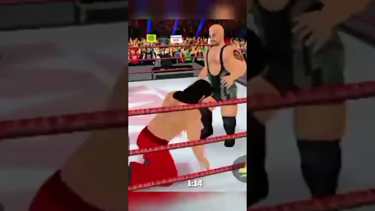 BIG SHOW GIVES TWO HAND CHOKE SLAM TO THE GREAT KHALI WR3D 2K23 
