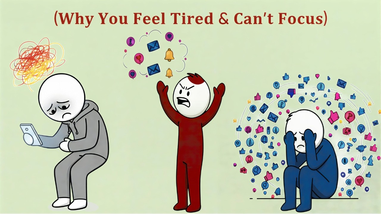 Your Brain Is Running on Dopamine Debt (Why You Feel Tired & Can’t Focus)