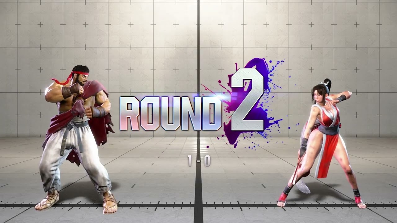 Ryu V.S. Mai Shiranui Strong V.S. Kawaiiiiiiiii Who Will Emerge Victorious 💪💪✨❤️😁
