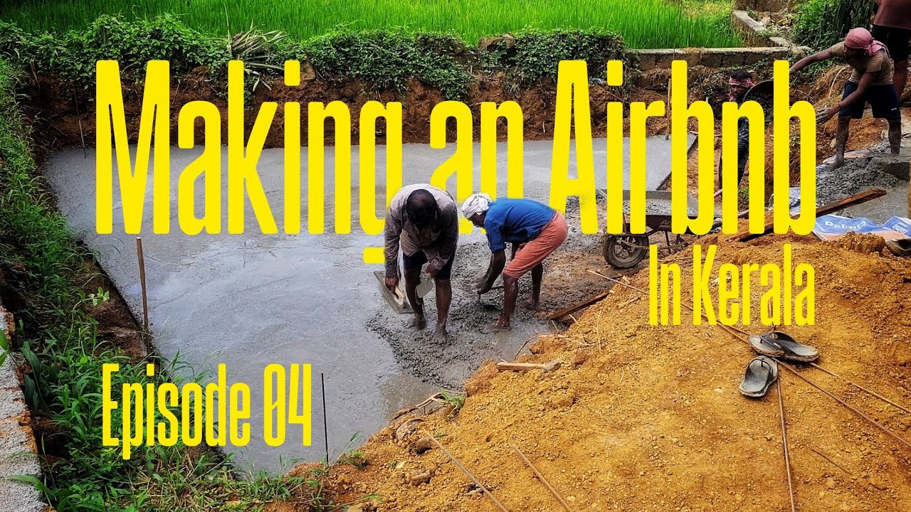 Swimming pool making PART 1 | #airbnb #pool #kerala 