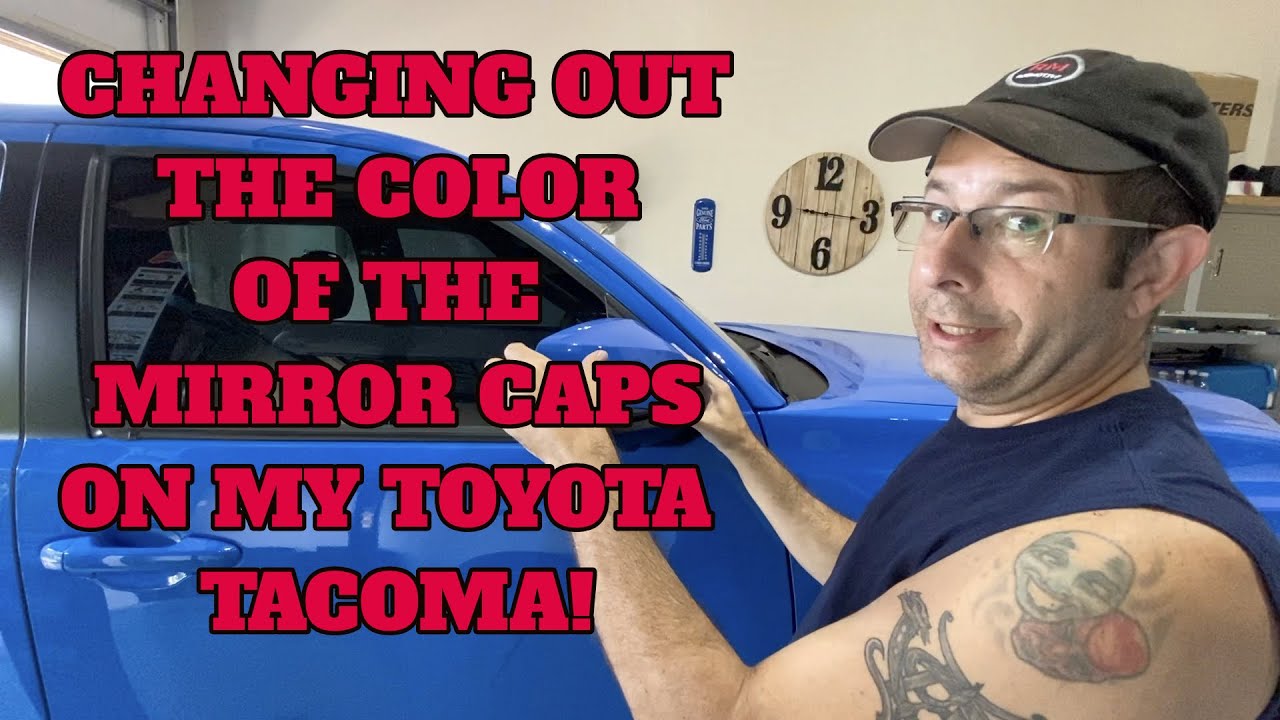 Изменение цвета корпусов зеркал на моей Toyota Tacoma