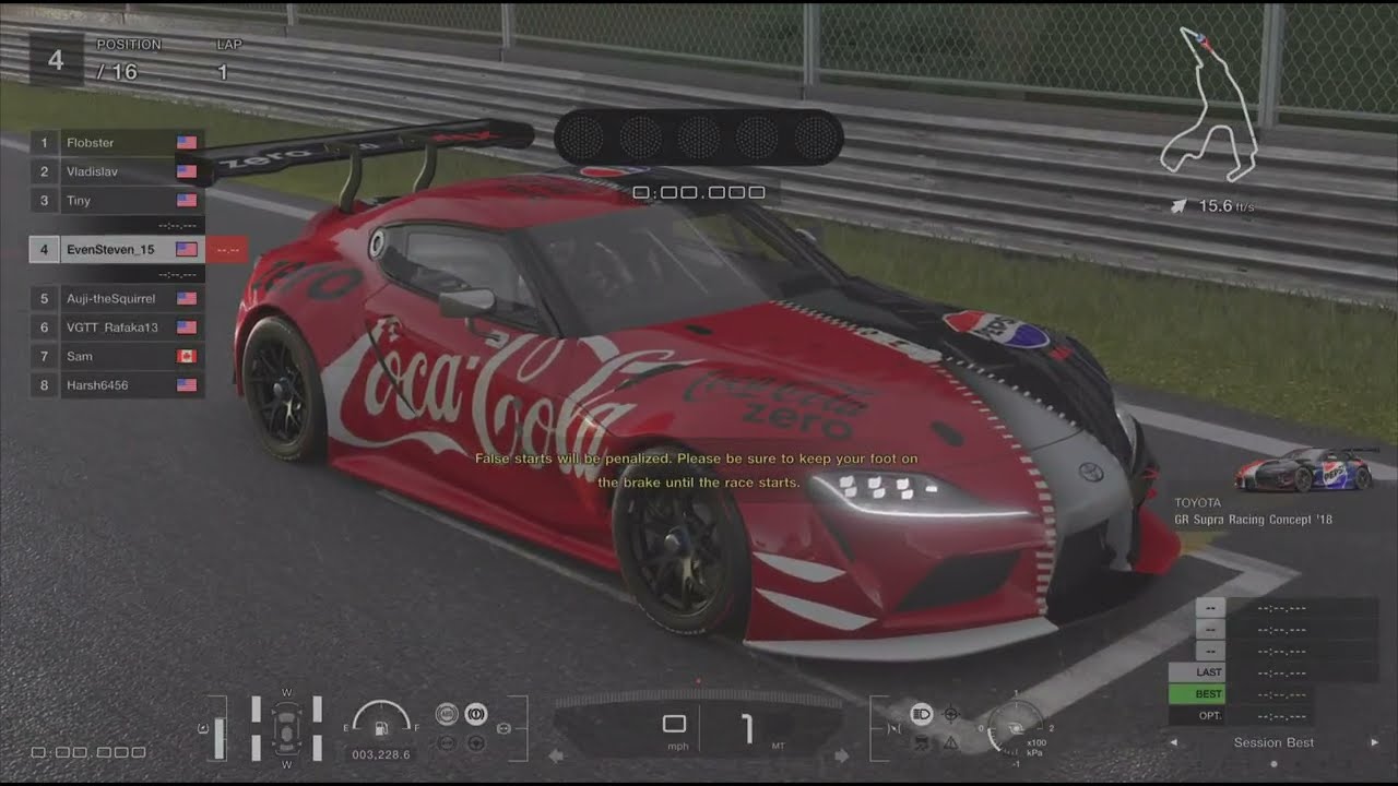 GT7 | 60 minutes of Rainy Spa - Money Race Highlights 