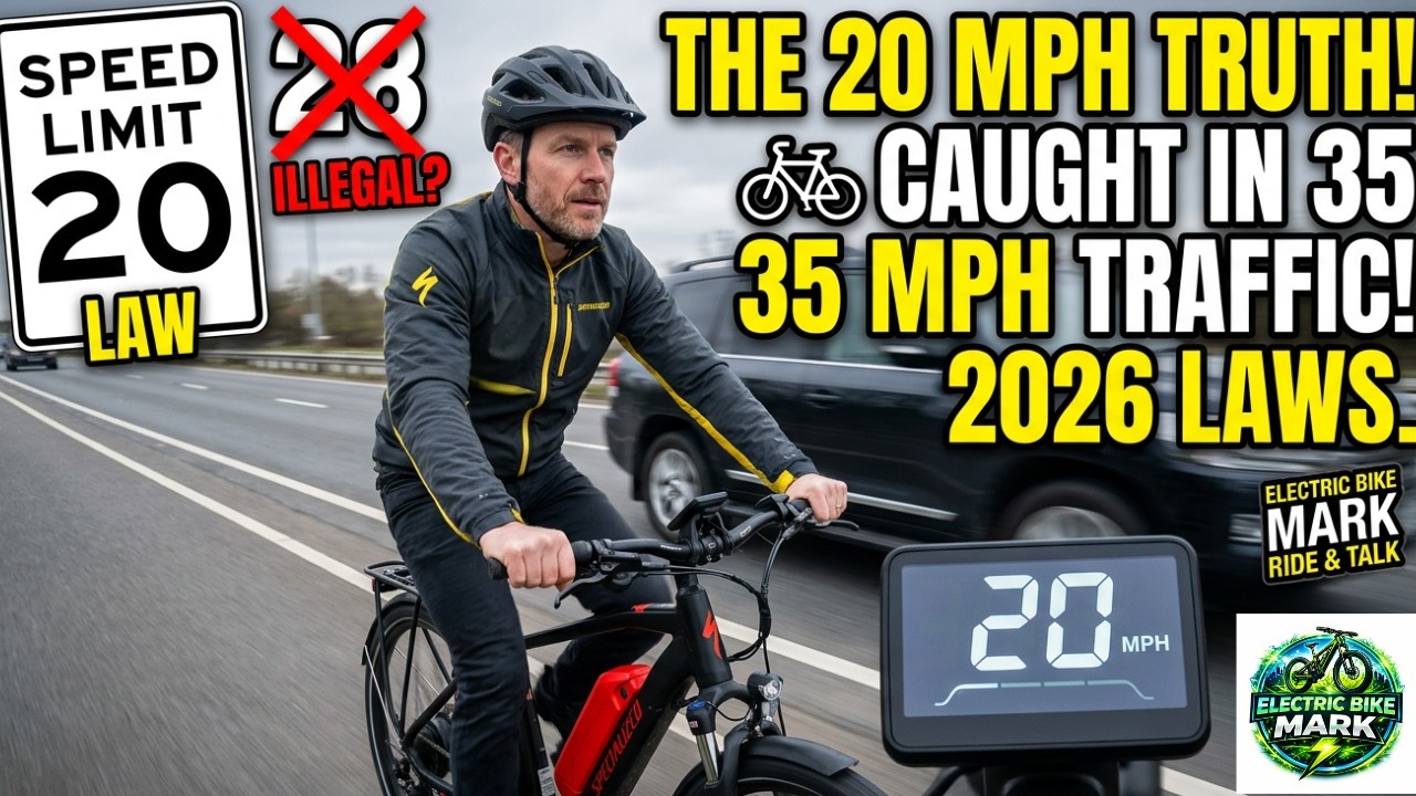 Достаточно ли 20 миль в час? 🚲 Правда о скорости электровелосипедов и автомобилей!