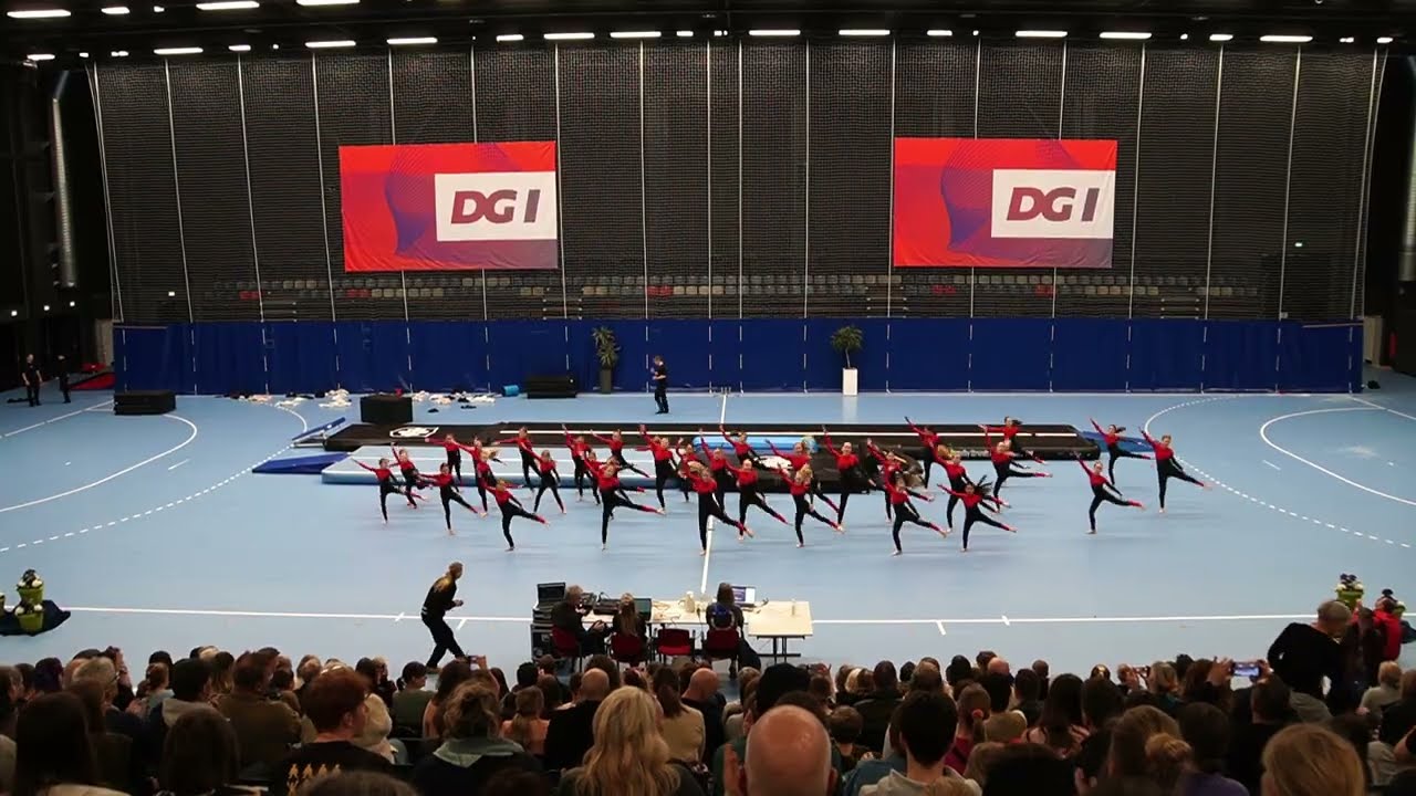 Teamgym Hornsherred opvisning i Roskilde d. 7. marts 2026