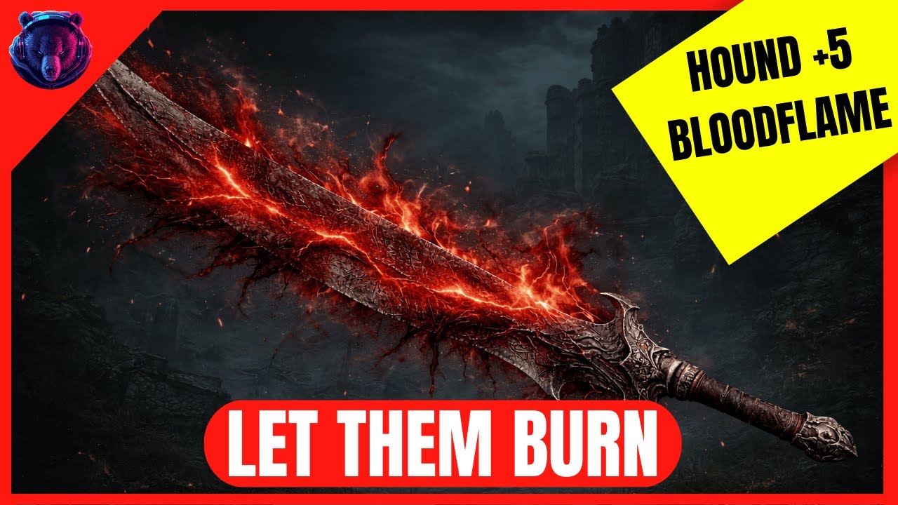 Elden Ring - How to make the ULTIMATE Early Game Bleed Build (Bloodhound's Fang + Bloodflame)