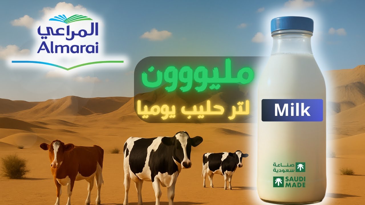 قصة نجاح المراعي| شركة سعودية وسط الصحراء تمتلك أكبر مزرعة أبقار في العالم!!