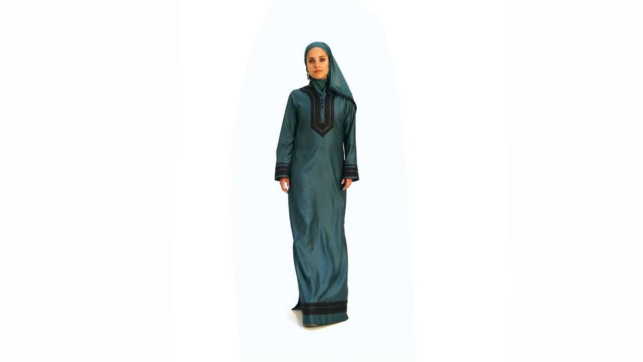 Mira Moroccan Inspired Formal Caftan Dress - Teal