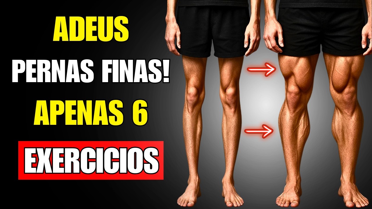 6 Exercícios Que Transformam Pernas Finas em Grossas (Funciona Independente da Genética)