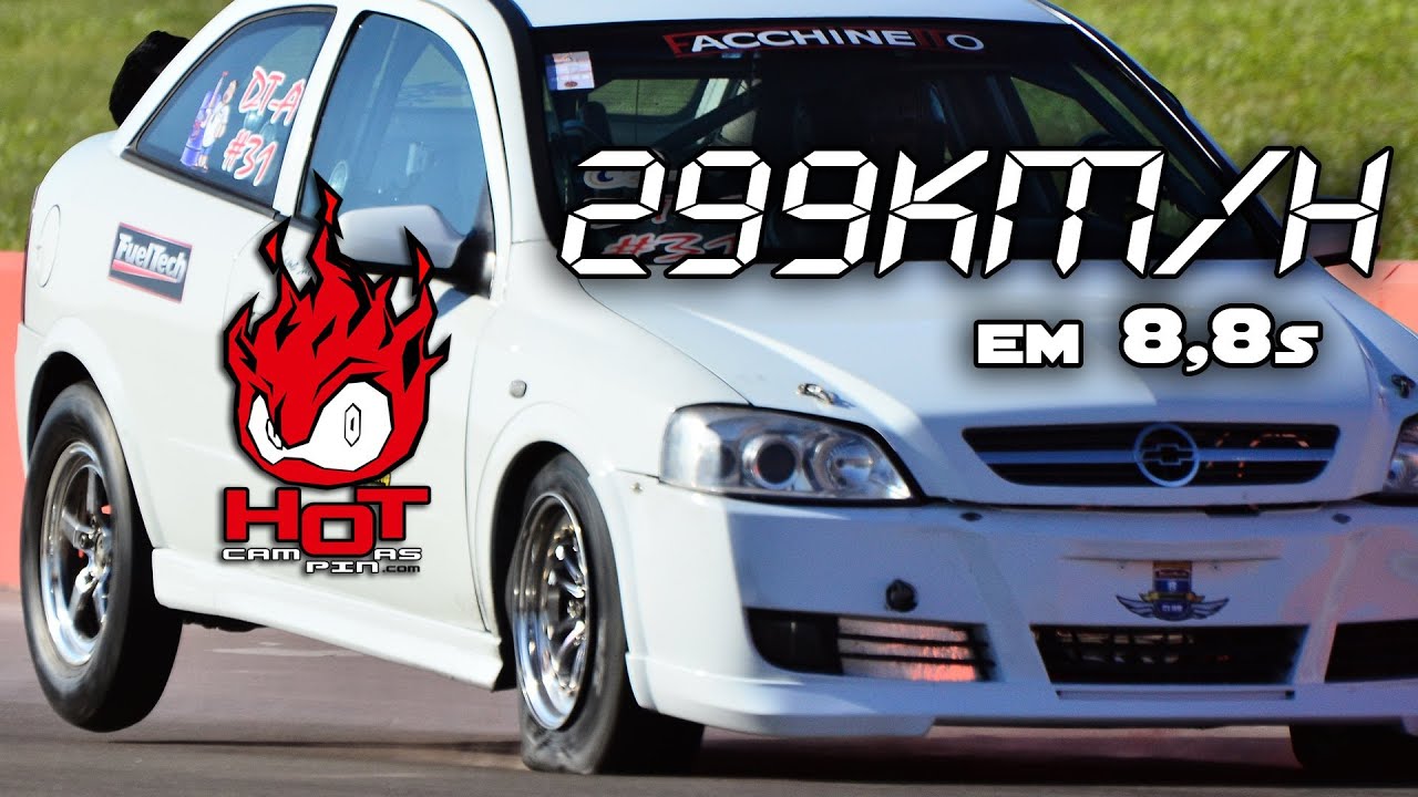 Astra mais veloz da Turbo A  0 a 299km/h  em  8,8s