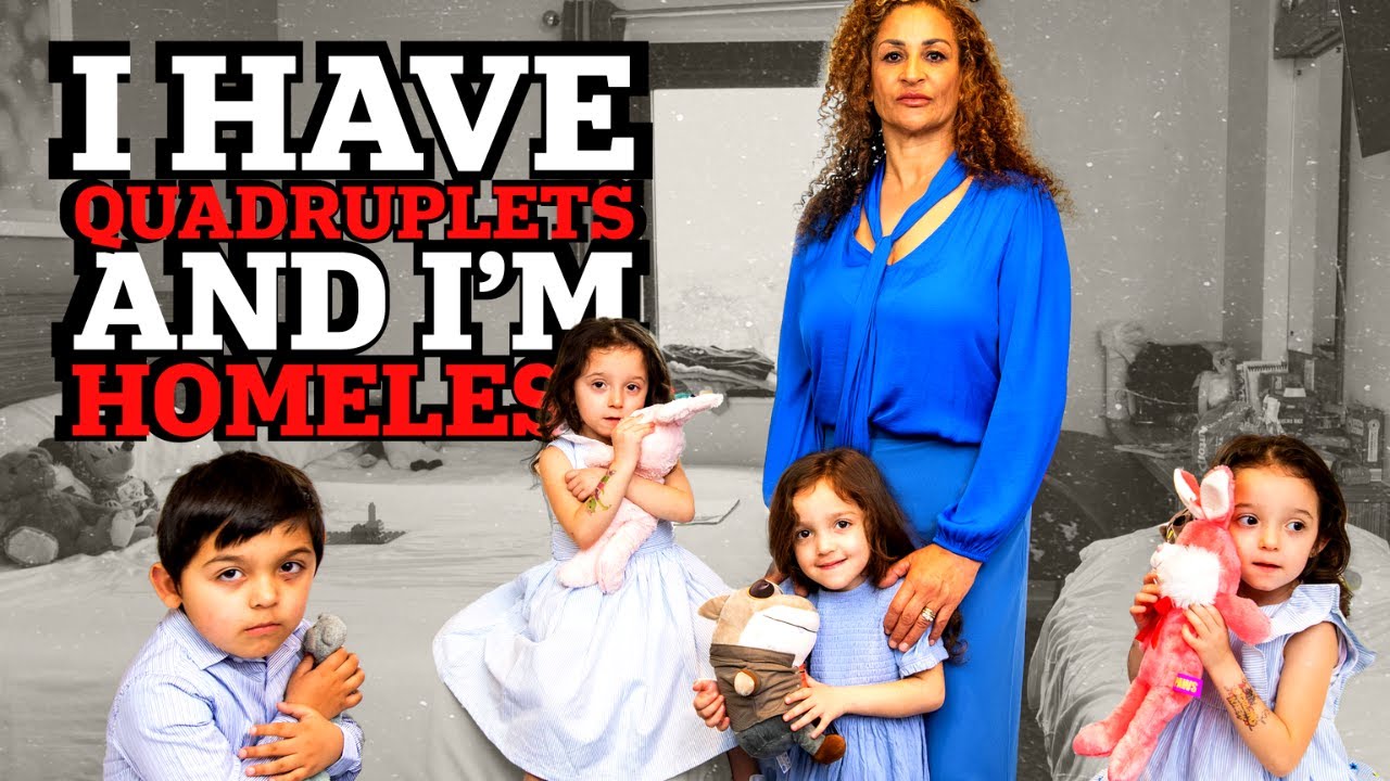 Why is Britain's oldest mum of quads living in a Travelodge hotel?
