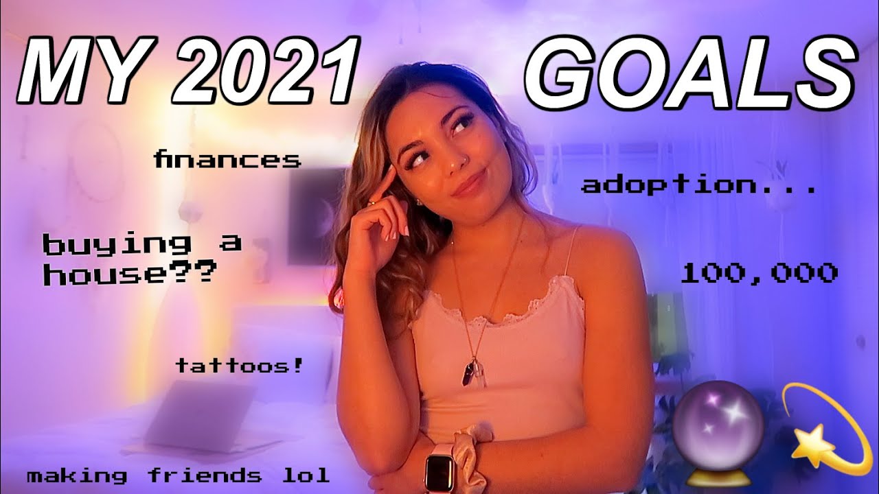 My 2021 Goals/Resolutions + 2020 Reflection (how i made EVERY goal COME TRUE) Let's MANIFEST BABY 🔮💫