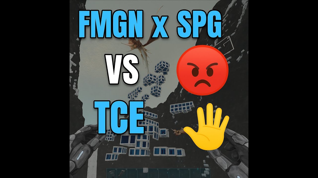 Wiping drones out of their own custom cave TCE 🥶| FMGN X SPG |  Mesa 100x | Ark  Unofficial PvP