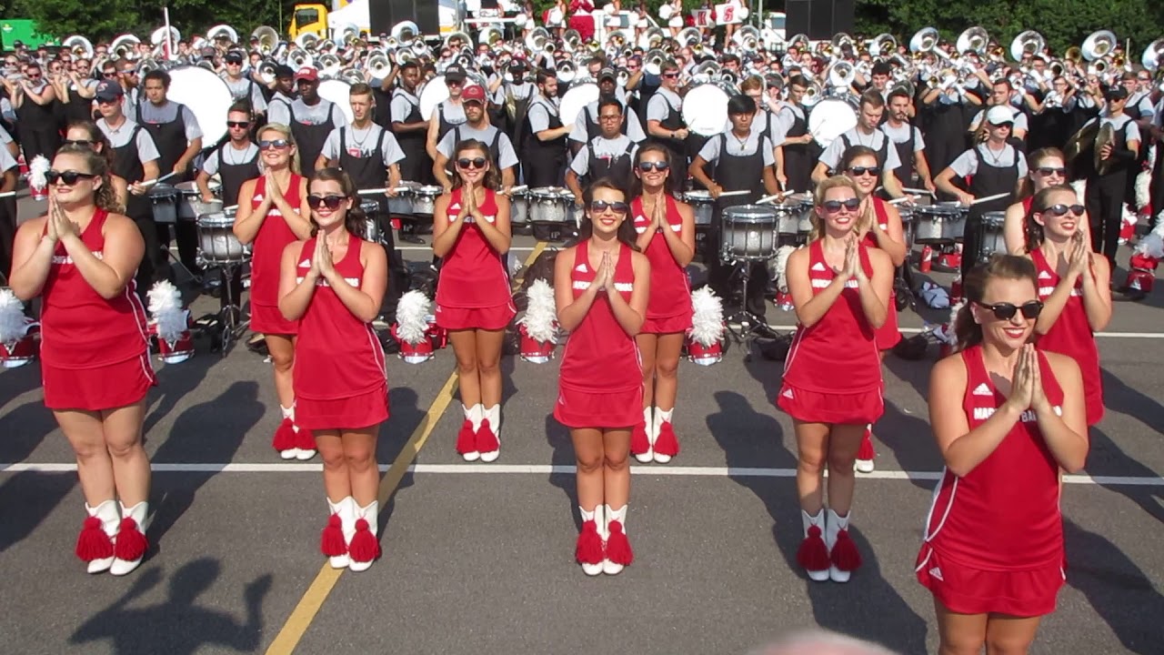 Jacksonville State University Southerners Marching Band Pep Rally Pre Game At Patterson Field | 2018