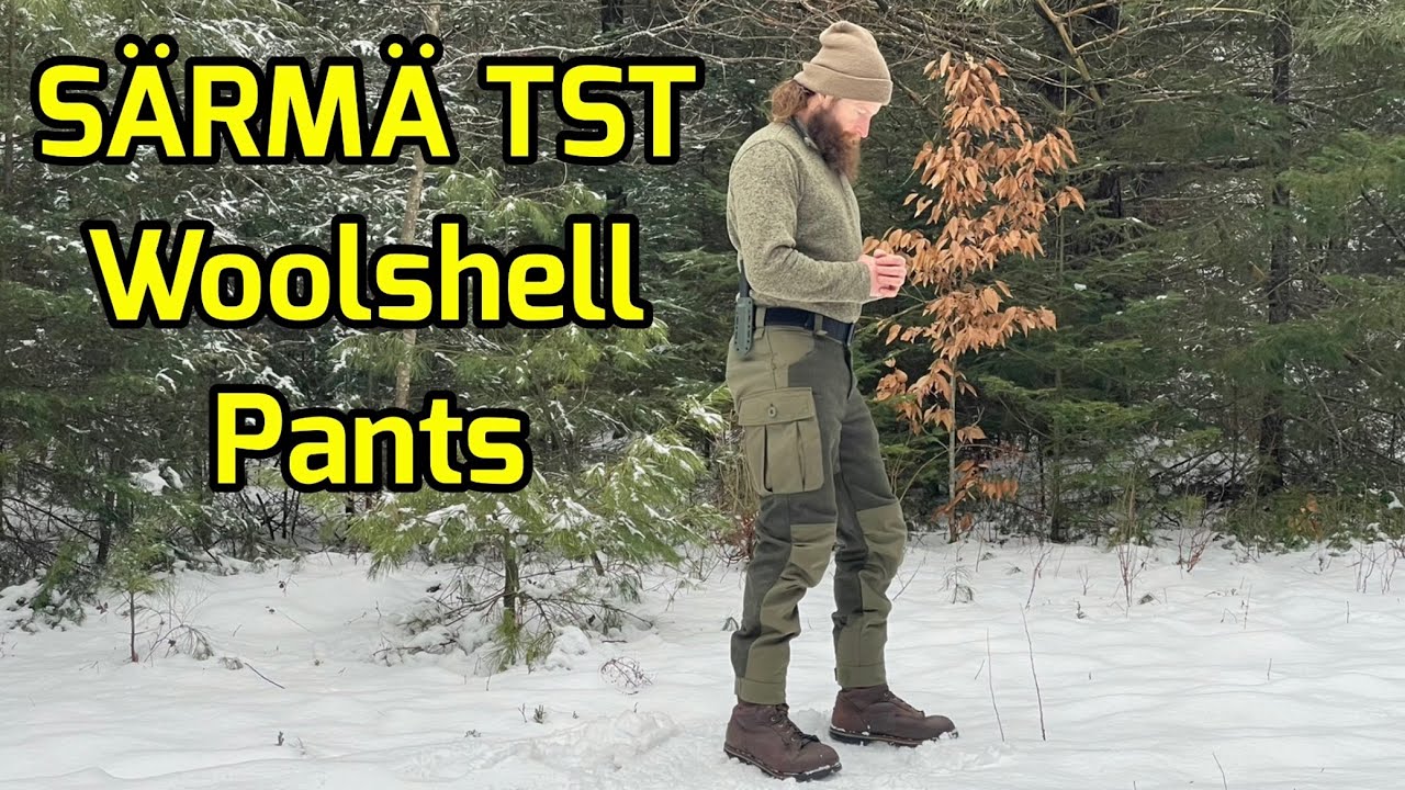 S&Auml;RM&Auml; TST Woolshell Pants VARUSTELEKA шерстяная тактическая одежда для холодной погоды