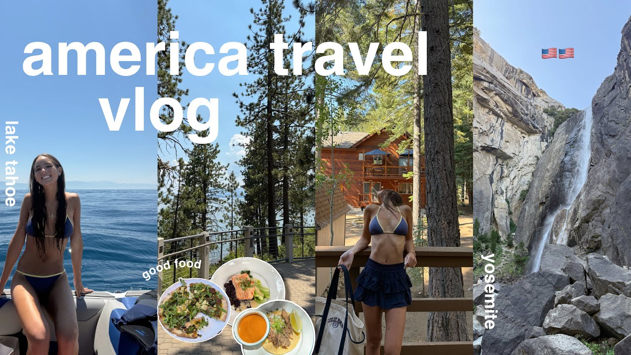 AMERICA TRAVEL VLOG 🇺🇸 road trip to yosemite, lake tahoe, sonoma (travelling with older brothers)