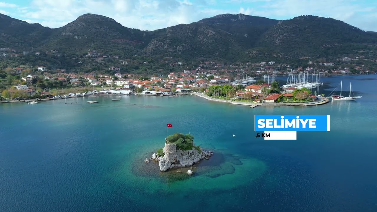 MARMARİS TURGUT DENİZE SIFIR 3.7 DÖNÜM ARSA