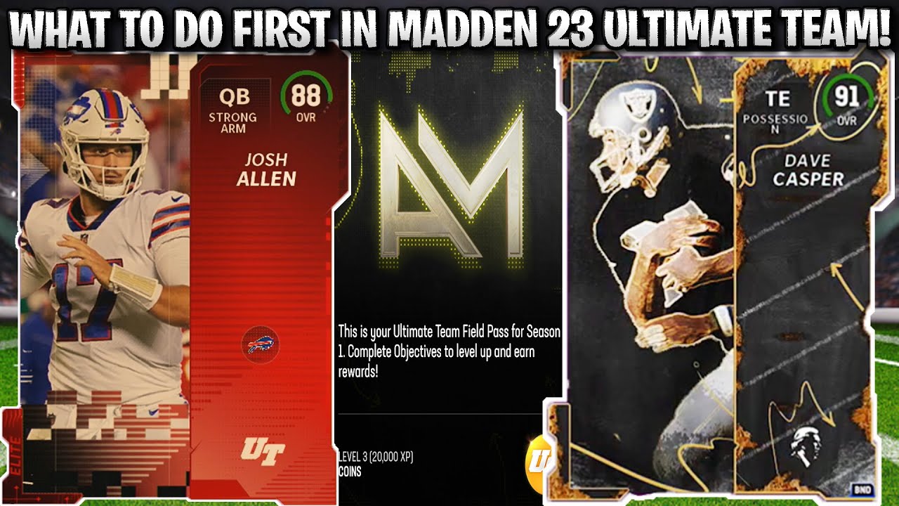WHAT TO DO FIRST IN MADDEN 23 ULTIMATE TEAM! SOLOS, REWARDS, AND TIPS! | MADDEN 23 ULTIMATE TEAM