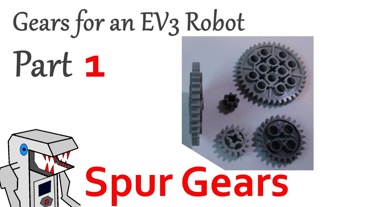 LEGO Gears for EV3 Robots Part 1: Spur Gears
