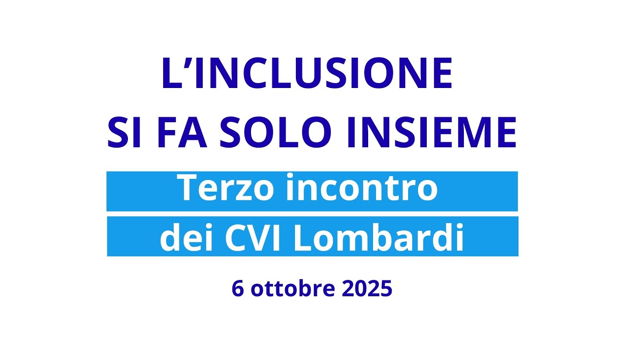 Terzo incontro dei Centri per la vita indipendente della Lombardia. 6 ottobre 2025