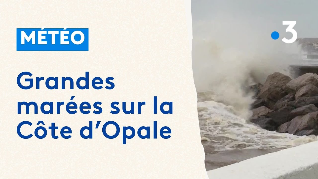 Grandes mar&eacute;es sur la C&ocirc;te d&rsquo;Opale