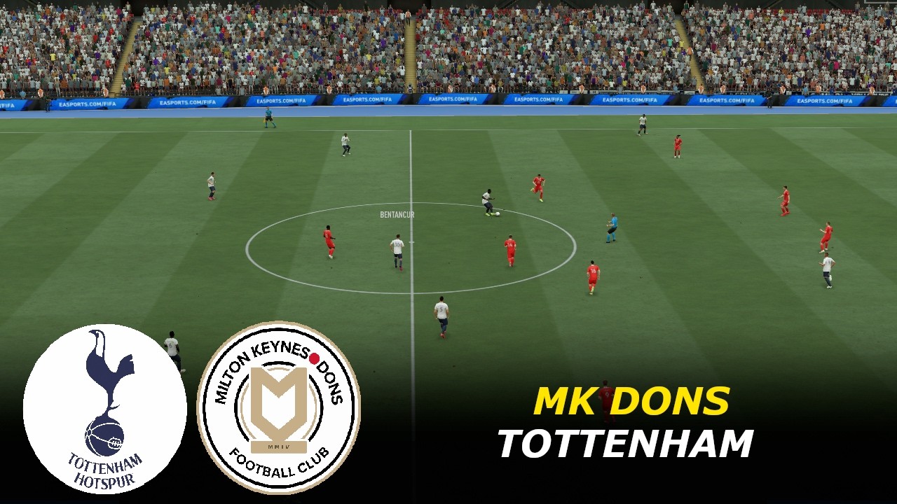 Tottenham Hotspur vs Milton Keynes Dons | Club Friendly 2026 | FIFA 22 Gameplay Simulation