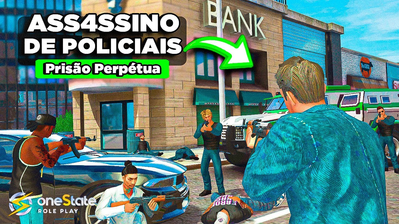 ASS@SSINO DE POLICIAIS VÁRIAS VÍTIMAS NA CIDADE DO ONE STATE RP