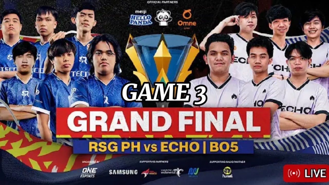 ECHO VS RSG [GAME 3] GRAND FINALS MPL INVITATIONAL